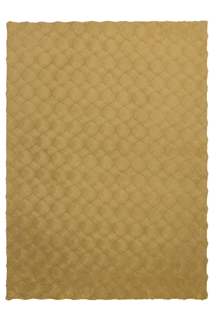 Covor Diamond Cut Galben inchis 120x170 cm
