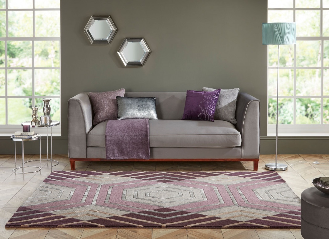 Covor Harlow Plum 120x170 cm, Flair Rugs
