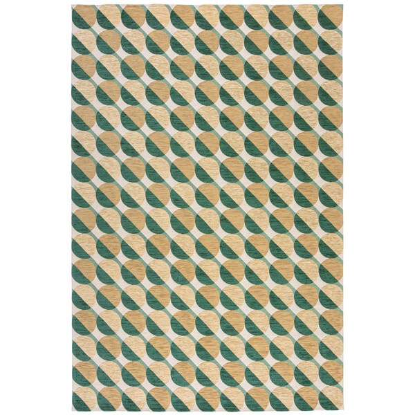 Covor Manhattan Carlos Geo Verde 120X170 cm, Flair Rugs - 1 | YEO