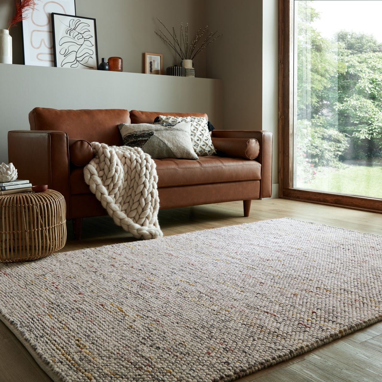 Covor Minerals Albastru 120X170 cm, Flair Rugs