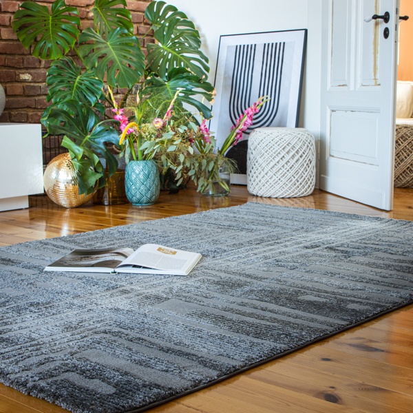 Covor My Canyon Antracit 200x290 cm - 1 | YEO