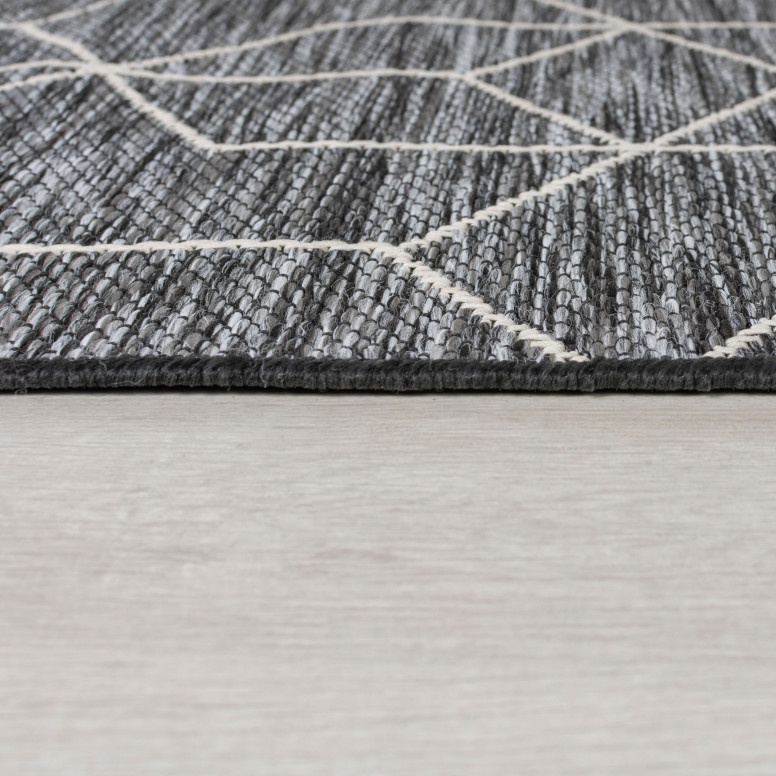 Covor Napoli Negru 160x230 cm, Flair Rugs - 2 | YEO