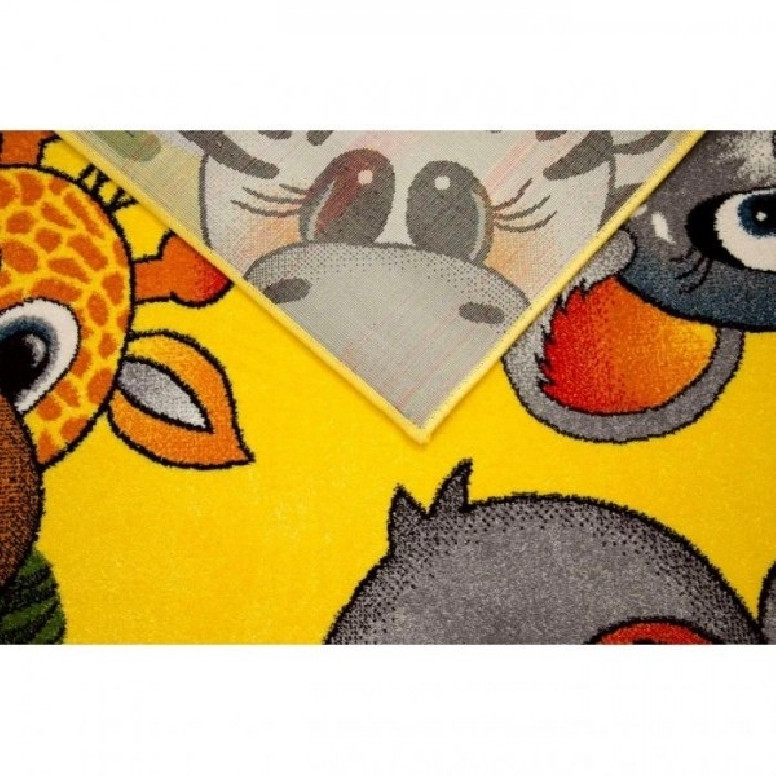 Covor Pentru Copii, Kolibri Animalute 80x150 cm - 3 | YEO