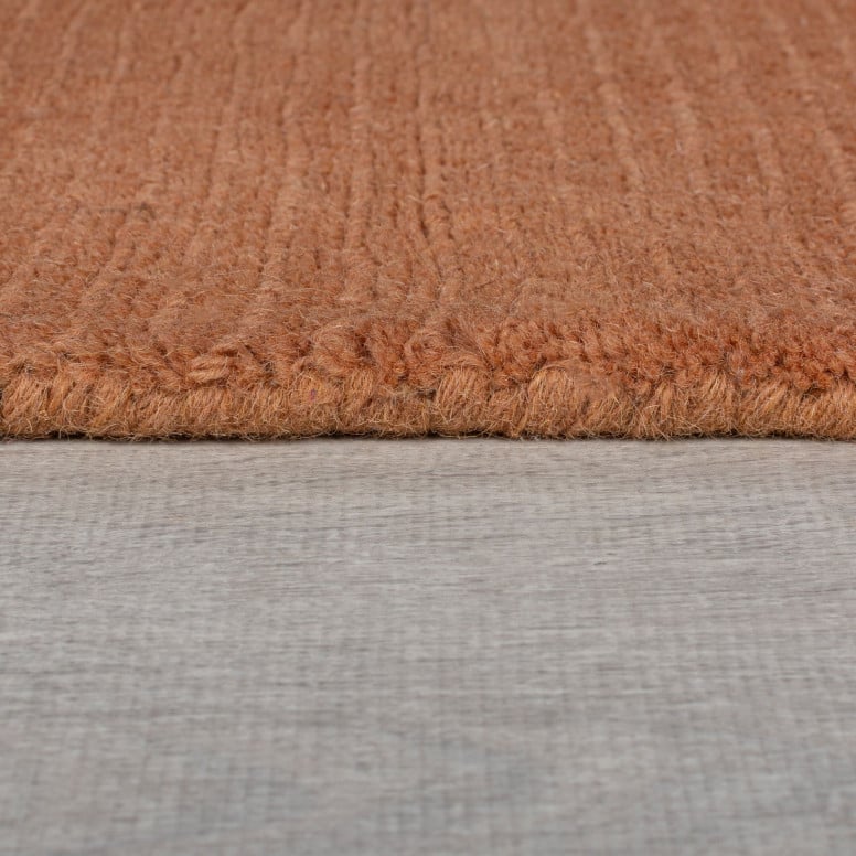 Covor Textured Wool Border Portocaliu 160X230 cm, Flair Rugs - 3 | YEO