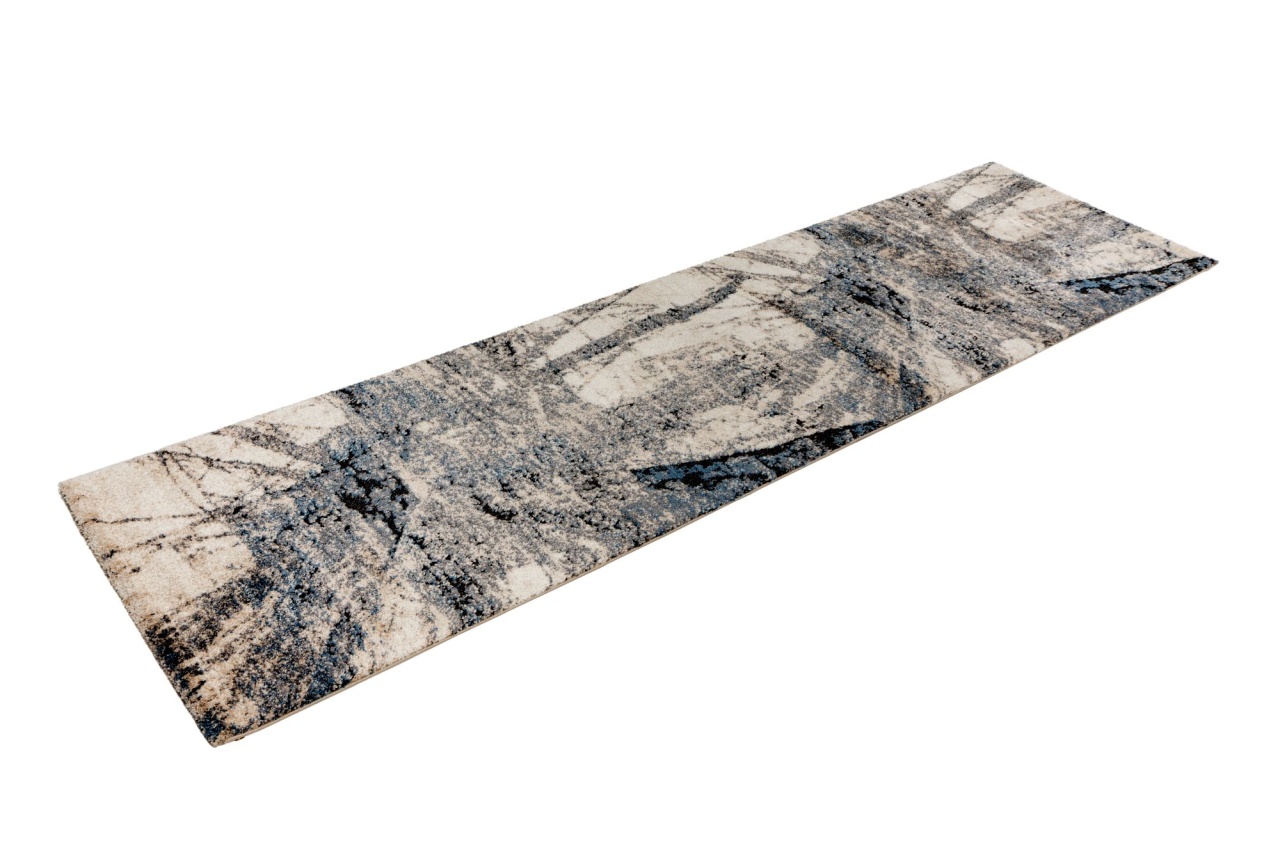 Covor traversa Bologna Albastru 80x300 cm - 1 | YEO