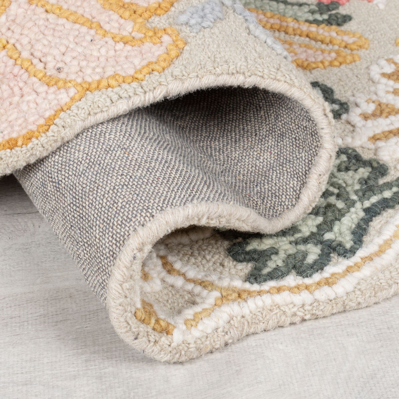 Covor traversa Daphne Shaped Floral Roz 60x230 cm, Flair Rugs - 1 | YEO