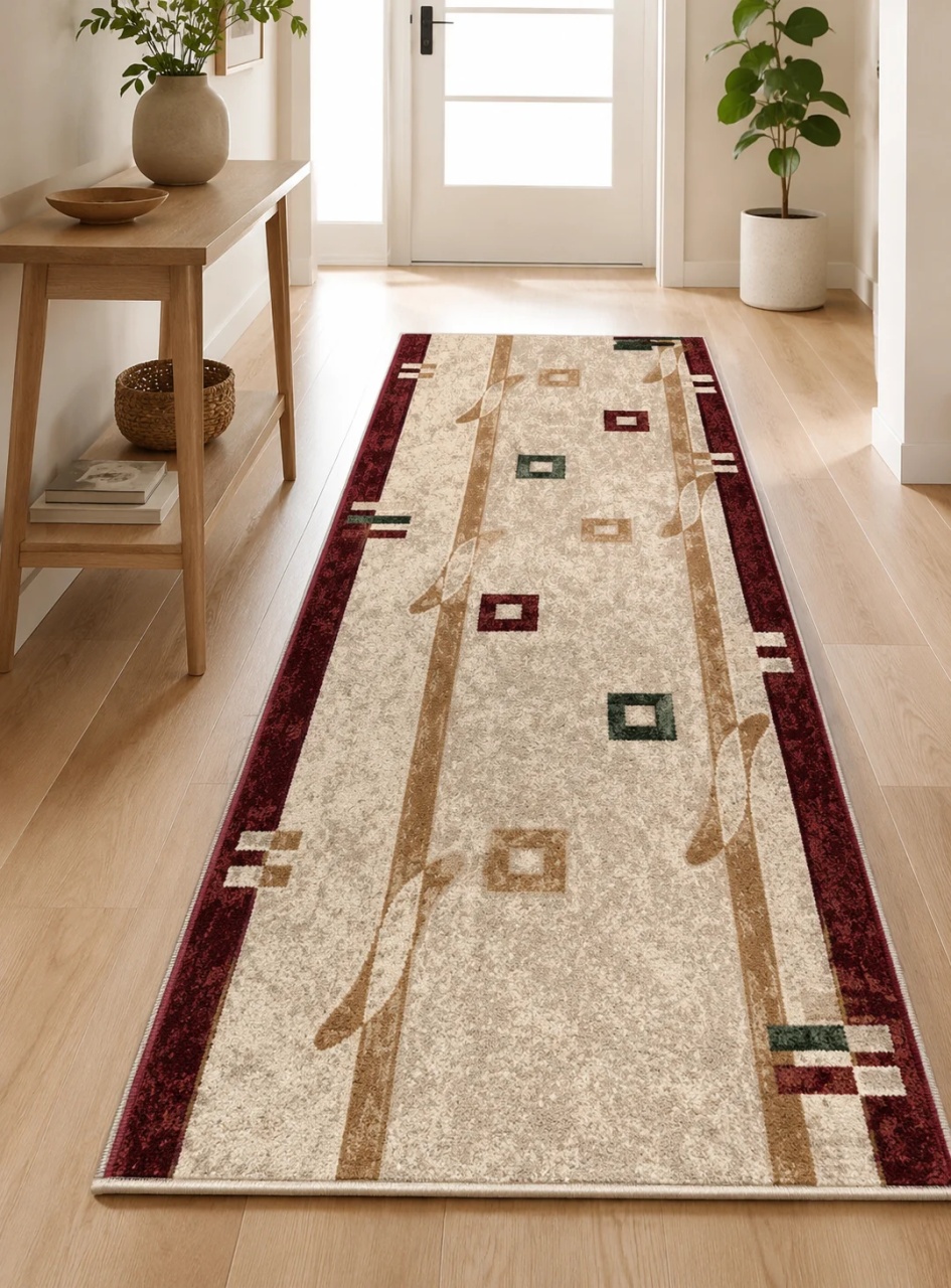 Covor Traversa, Lotos, Crem, 100x500 cm, Delta 579