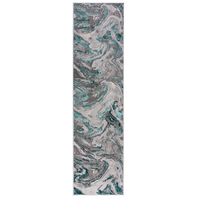 Covor traversă Marbled VERDE SMARALD 80X300 cm, Flair Rugs - 1 | YEO