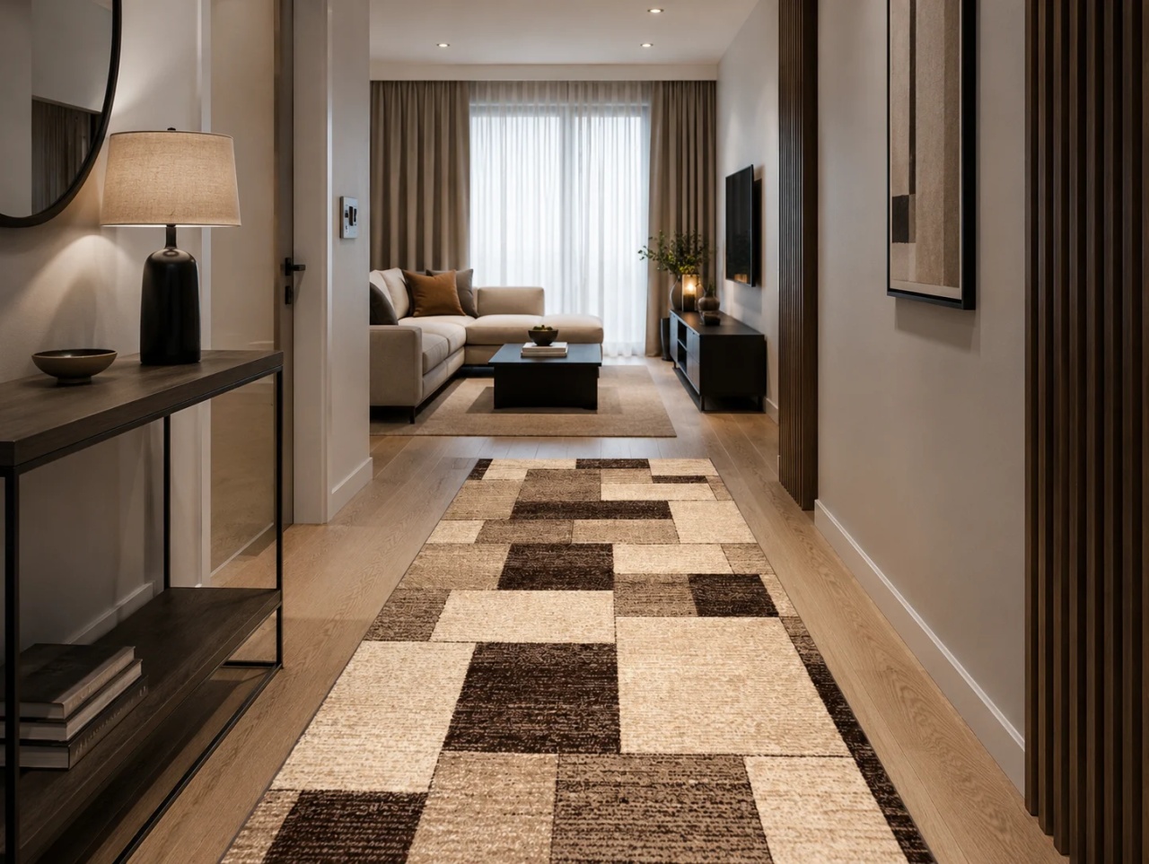 Covor Traversa, Mira, Crem, 120x200 cm, Delta 24143