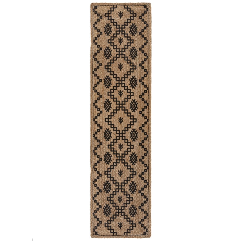 Covor traversă Rowen Natural/Negru 60X230 cm, Flair Rugs - 1 | YEO