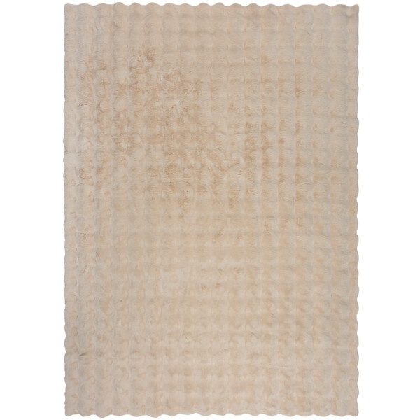 Covor Waffle Faux Fur Ivoar 180X290 cm, Flair Rugs - 1 | YEO