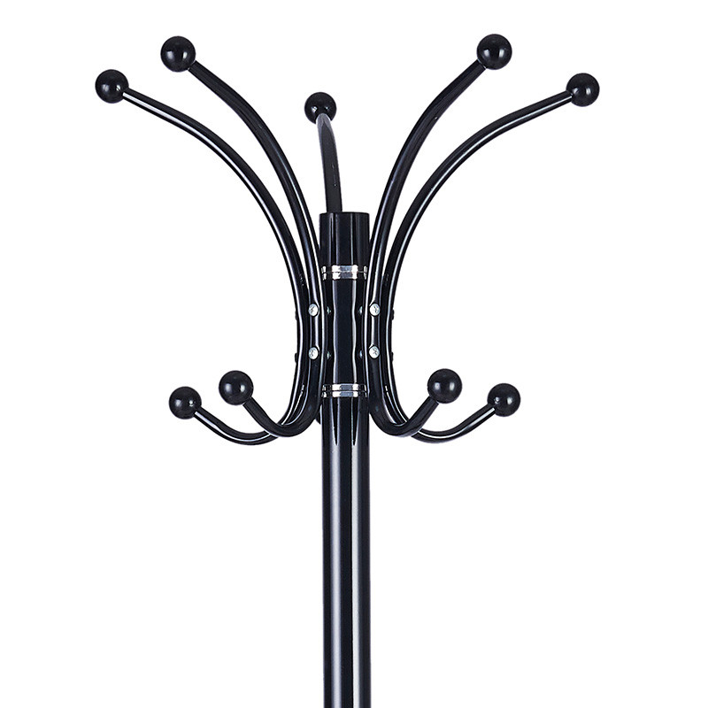 Cuier haine tip pom Nicolo metal negru D37x175cm - 1 | YEO