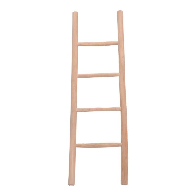 Cuier prosoape tip scara Ladder Boho Pako World Natural 45x6x150 cm