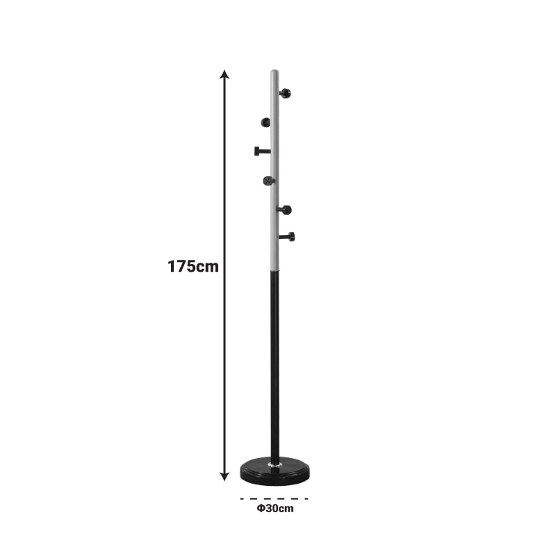 Cuier Sinem Alb 30x30x175 cm