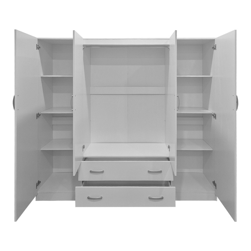 Dulap, Alvia, Alb, 51x200x180 cm - 3