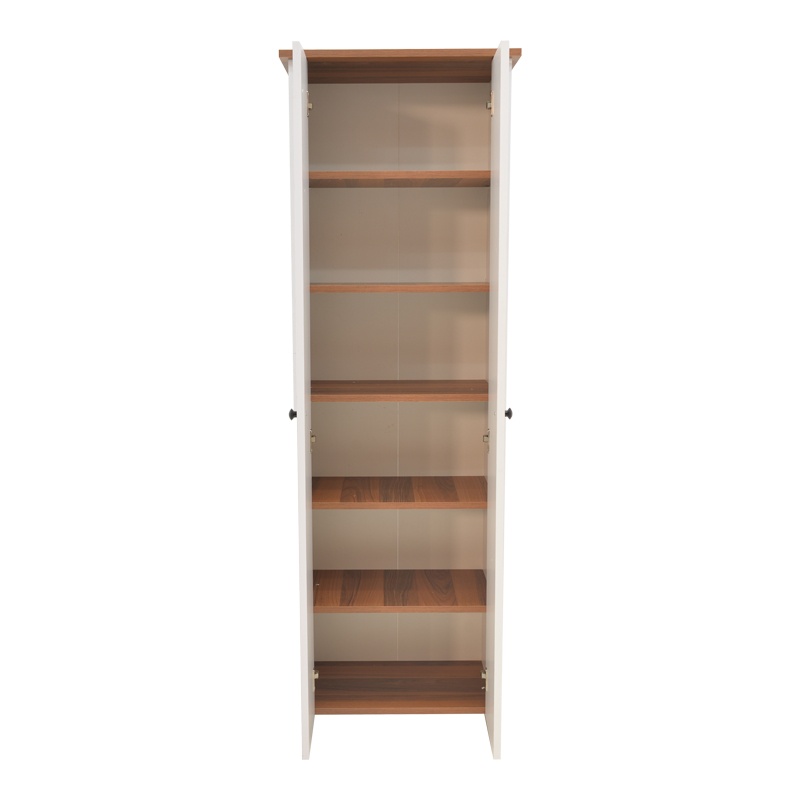 Dulap Aries, Pako World, 18 perechi, Alb-Nuc, 58x38x180 cm - 3 | YEO