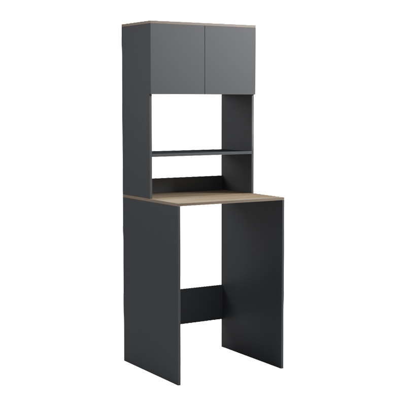 Dulap baie masina de spalat, Chaxe, Pako, Antracit 65x32.5x183.6 cm - 3