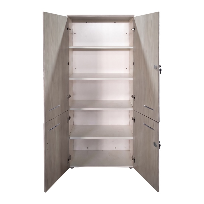 Dulap birou, Armadi, Pako, Alb 80x40x200 cm - 3
