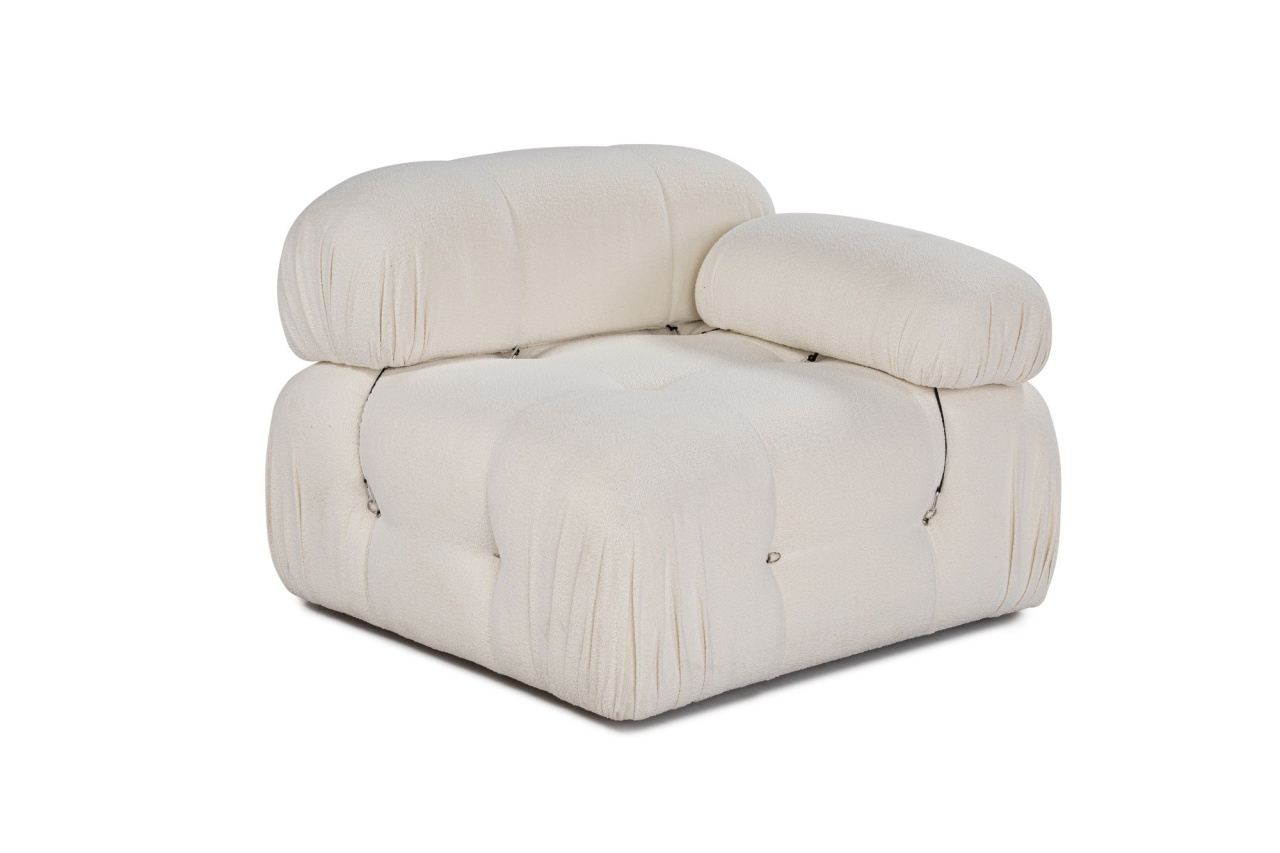 Fotoliu modular Bubble Alb - 2 | YEO