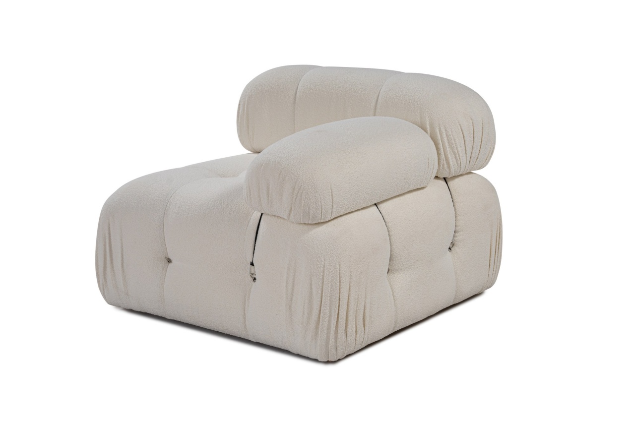 Fotoliu modular Bubble Alb - 4 | YEO