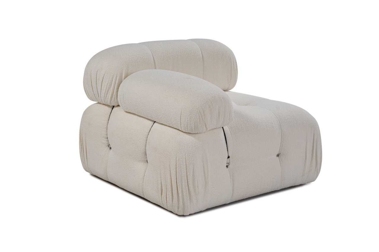 Fotoliu modular Bubble Alb - 3 | YEO