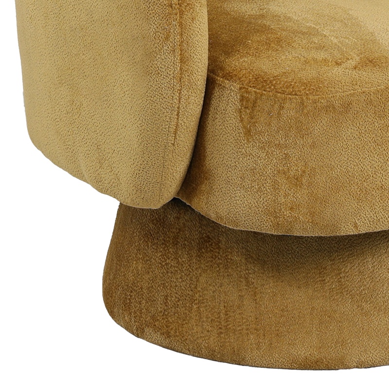 Fotoliu rotativ Kreslo, Pako World, Textil, Bej, 78x81x77 cm - 2 | YEO