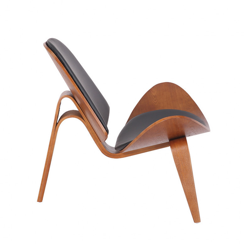 Fotoliu Vilma Negru - Walnut - 3 | YEO