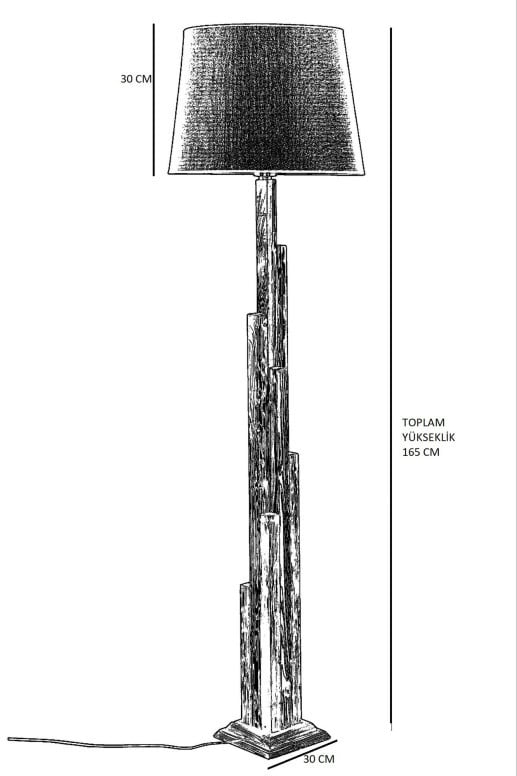 Lampadar Kule Maro Negru - 4 | YEO