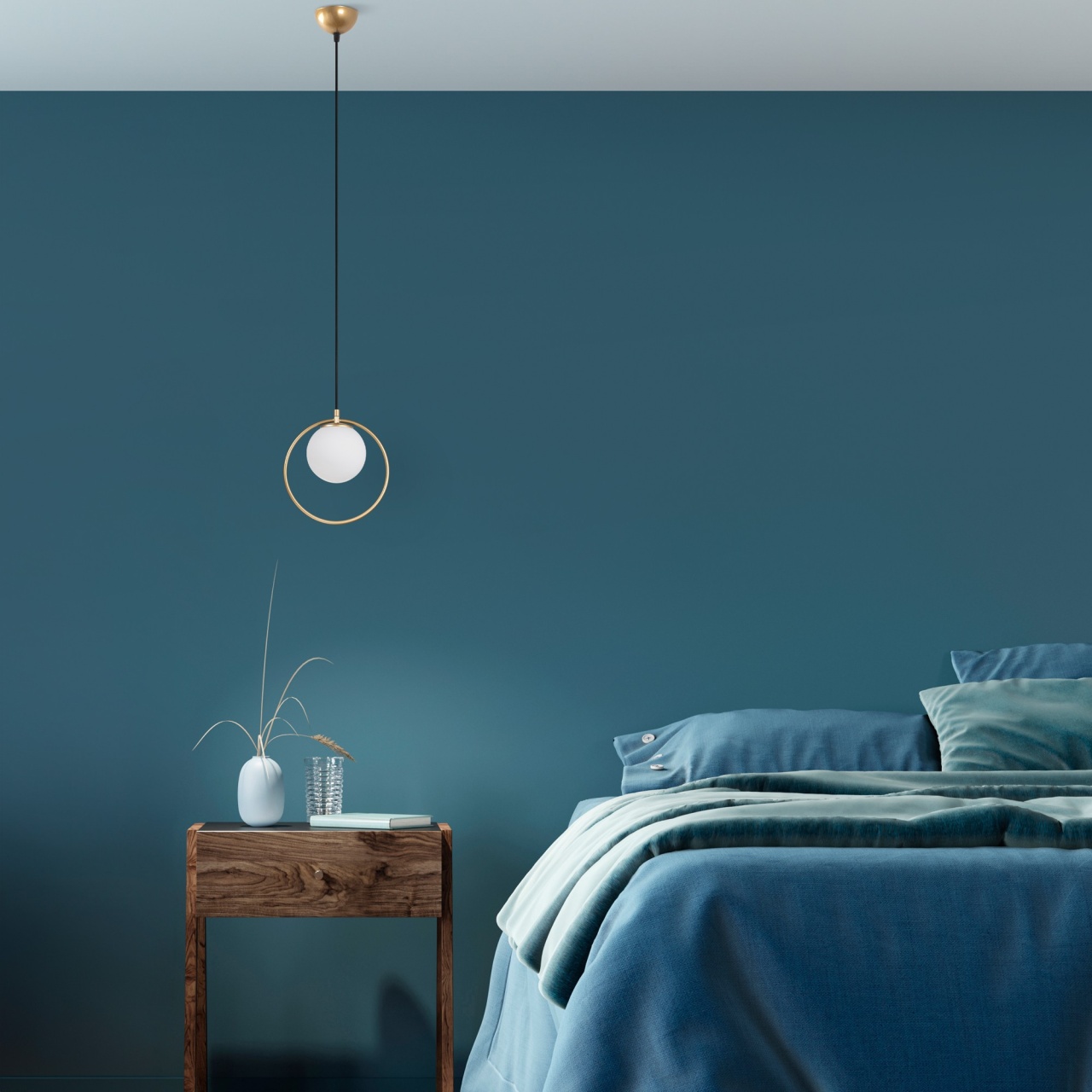 Lustra Dolunay Auriu 15x15x126 cm - 2 | YEO