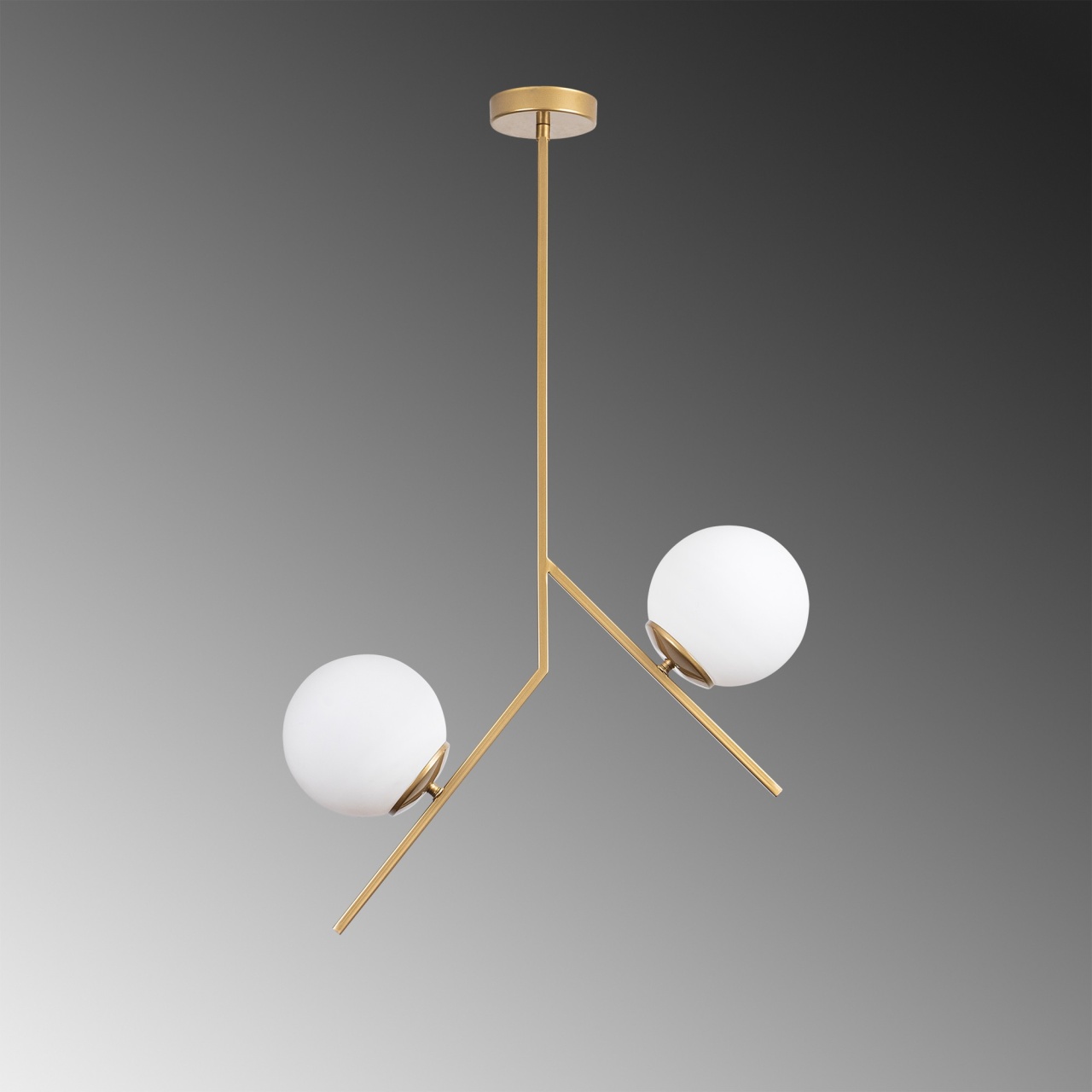 Lustra Dolunay Auriu 15x15x74 cm - 5 | YEO
