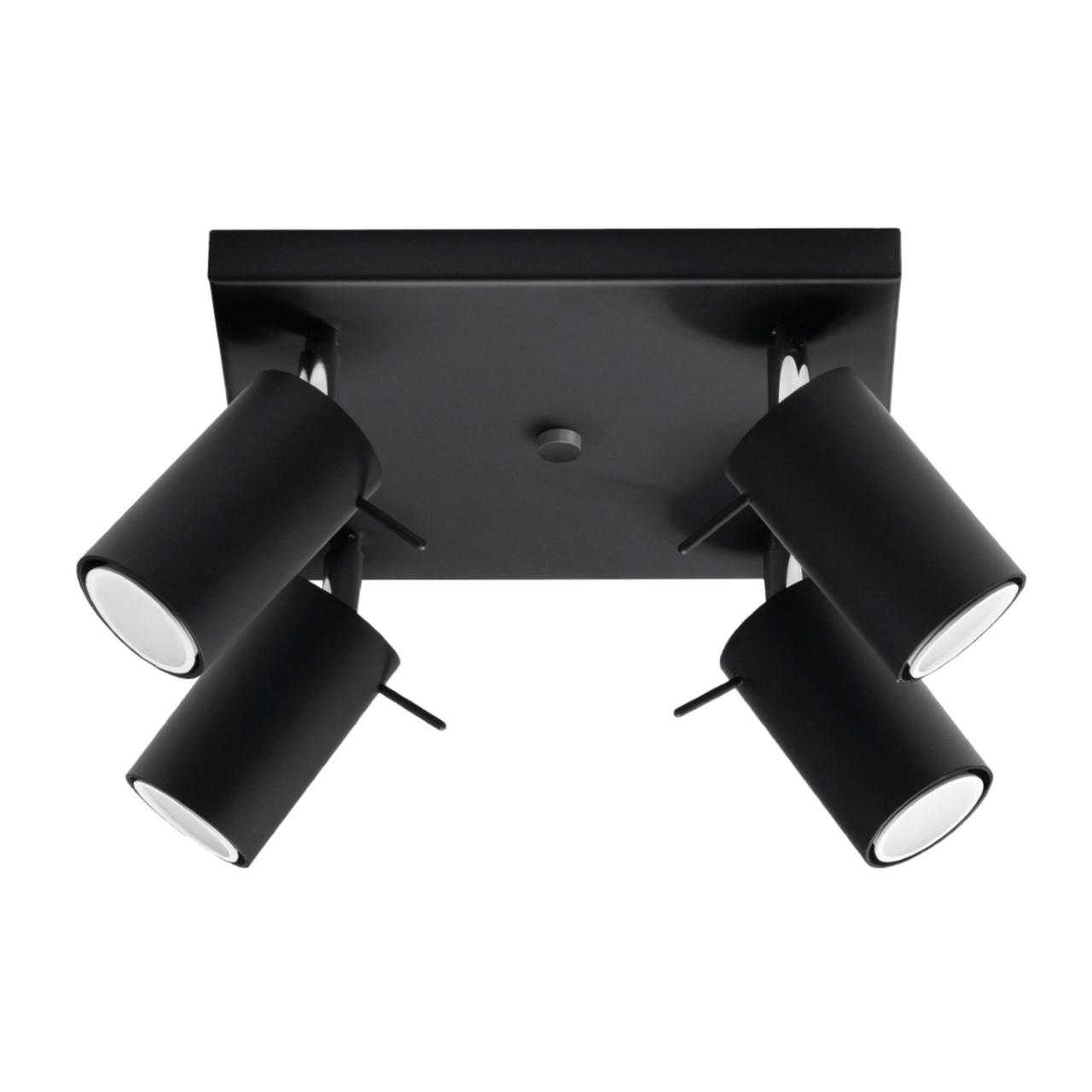 Lustra Ring Negru 25x25x16 cm
