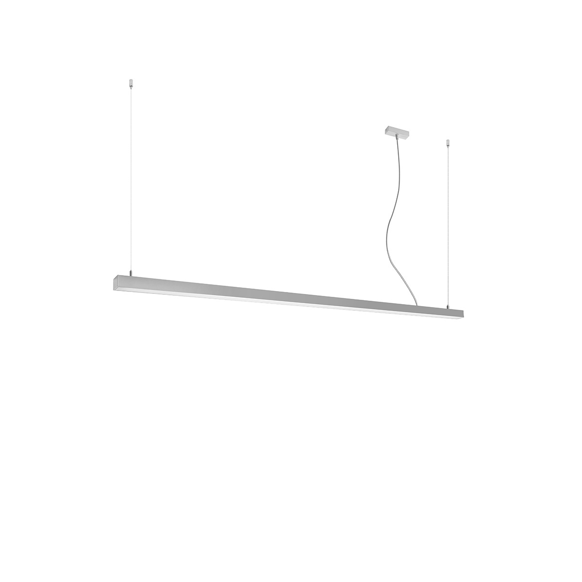 Lustra suspendata LED Pinne Gri 4000K 200x6x150 cm
