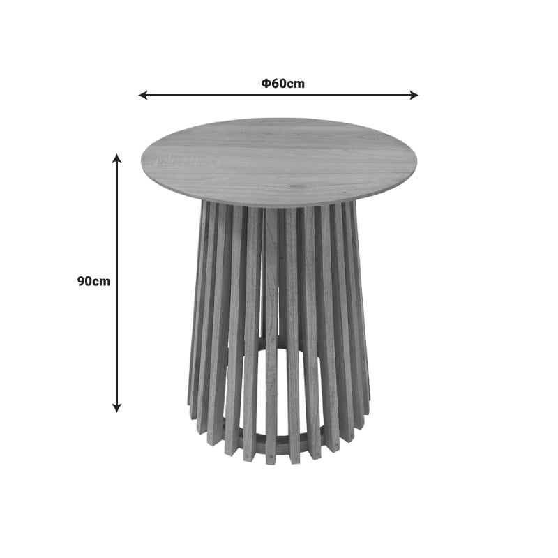 Masa de bar Kenda Boho Pako World Natural 60x60x90 cm