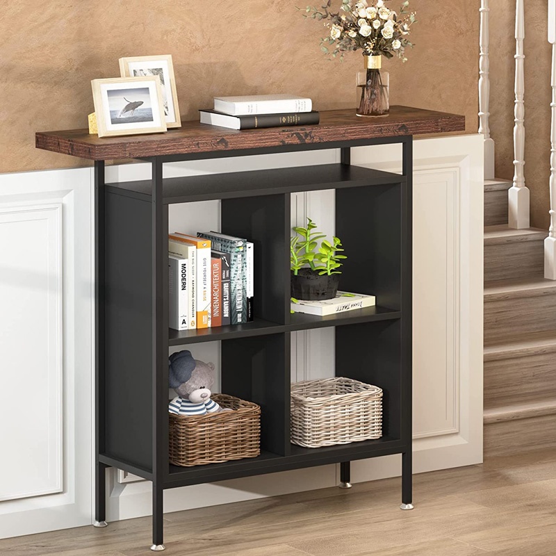 Masa de bar Stolik, Pako World, Nuc-Negru, 100x35x110 cm - 1 | YEO