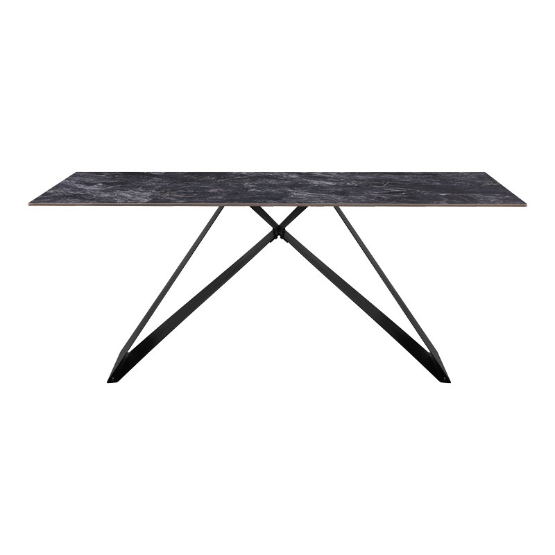 Masa de bucatarie Meja, Pako World, Negru, 180x90x76 cm - 1 | YEO