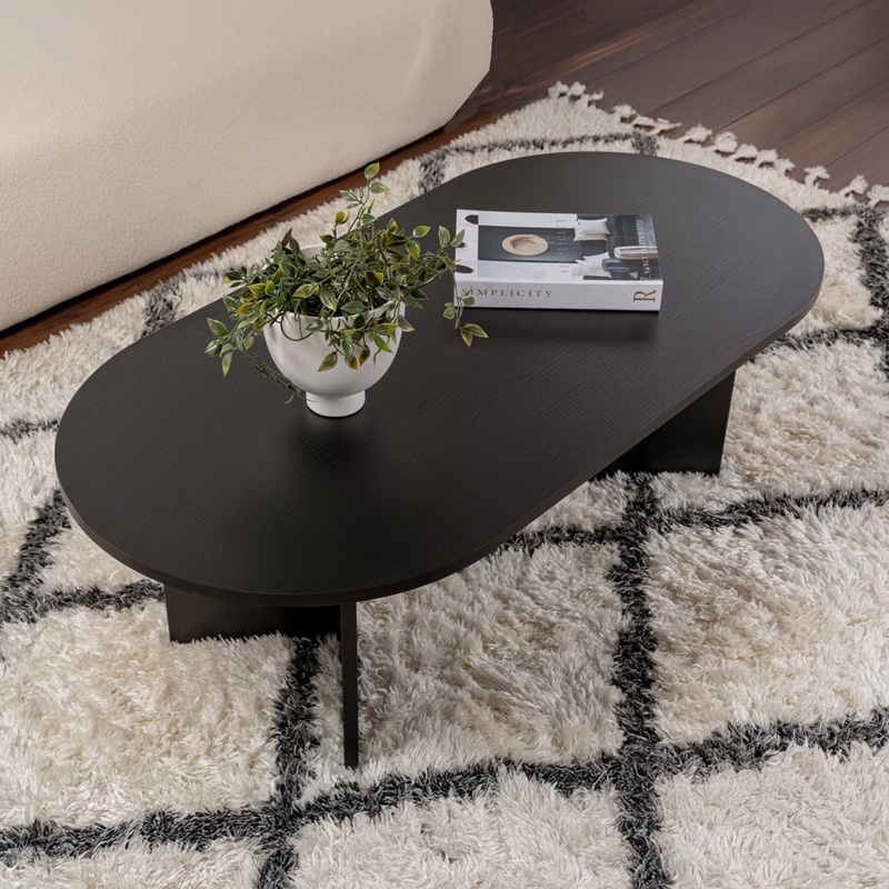 Masa de cafea Tabletod, Pako World, Negru, 119x60x40 cm - 2 | YEO