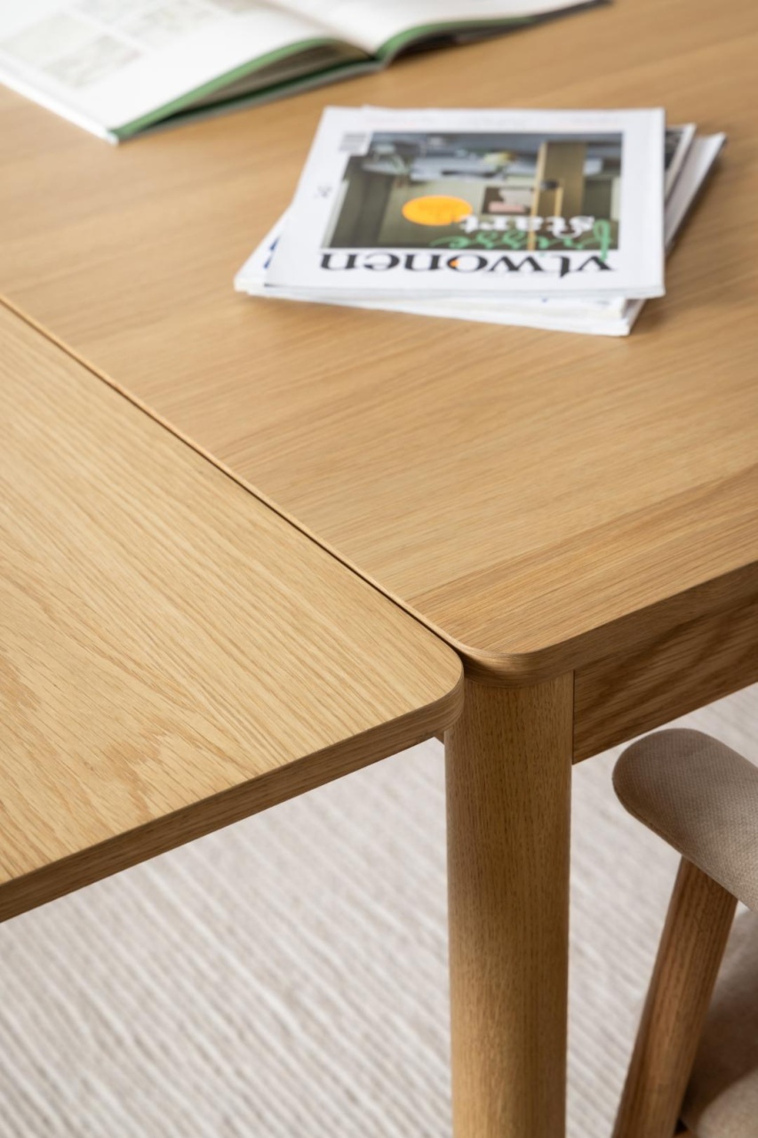 Masa dining Atlantic, Natural, 75x200x100 cm - Imagine 3