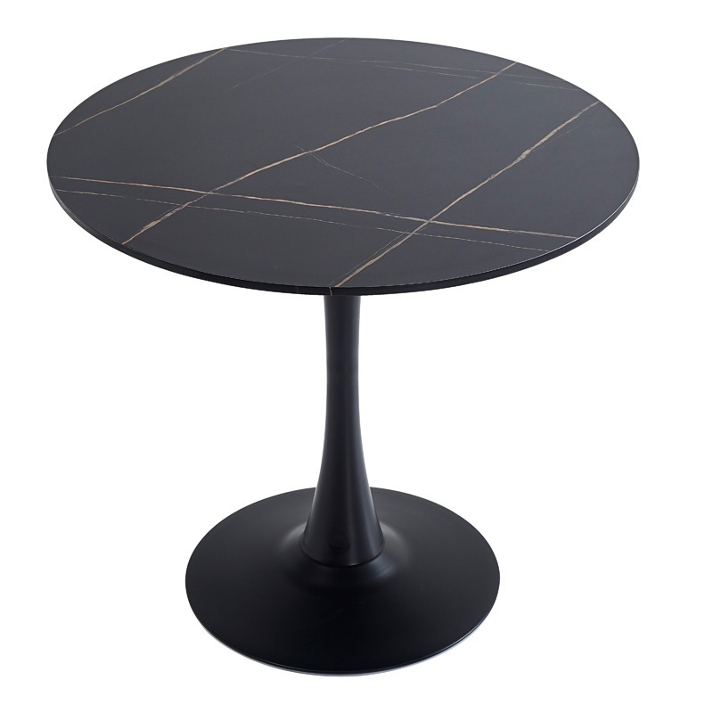 Masa dining Balou II, Pako World, MDF, Negru, 80x80x75 cm - 1 | YEO
