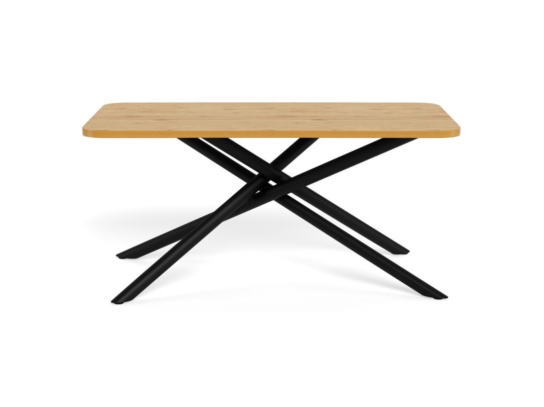 Masa dining Levanto, Natural, 75x160x90 cm - Imagine 3