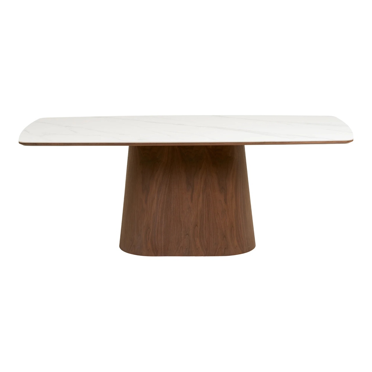 Masa dining Noli, Alb, 200x90x76 cm - Imagine 4