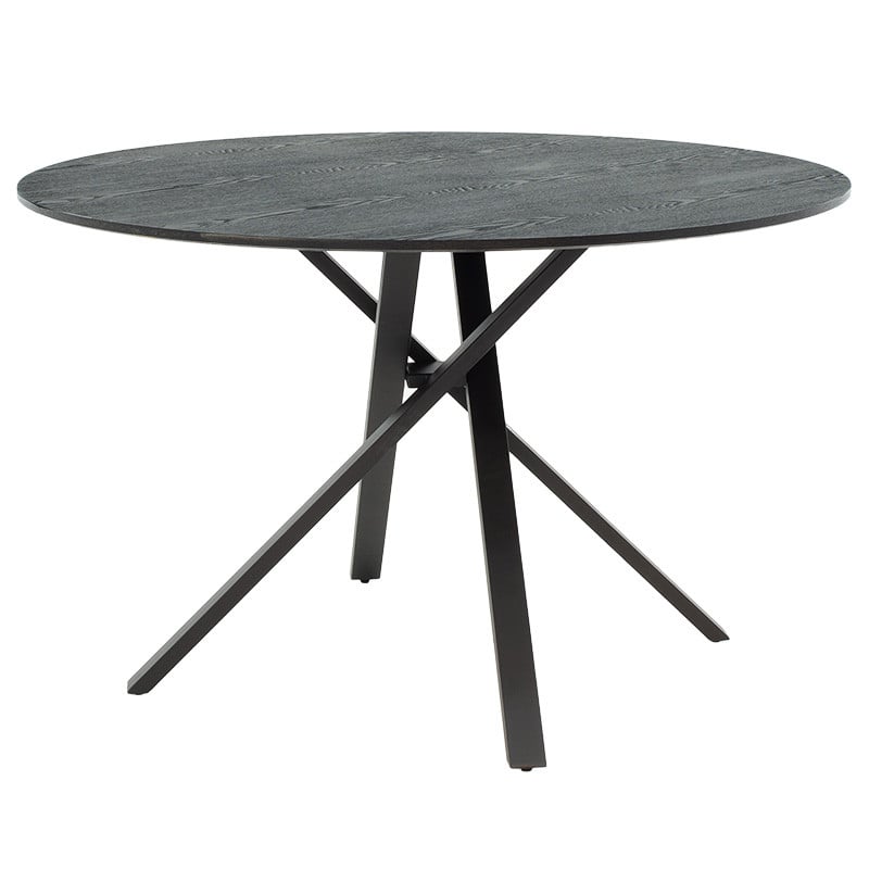 Masa rotunda Cerco MDF negru D120x75cm