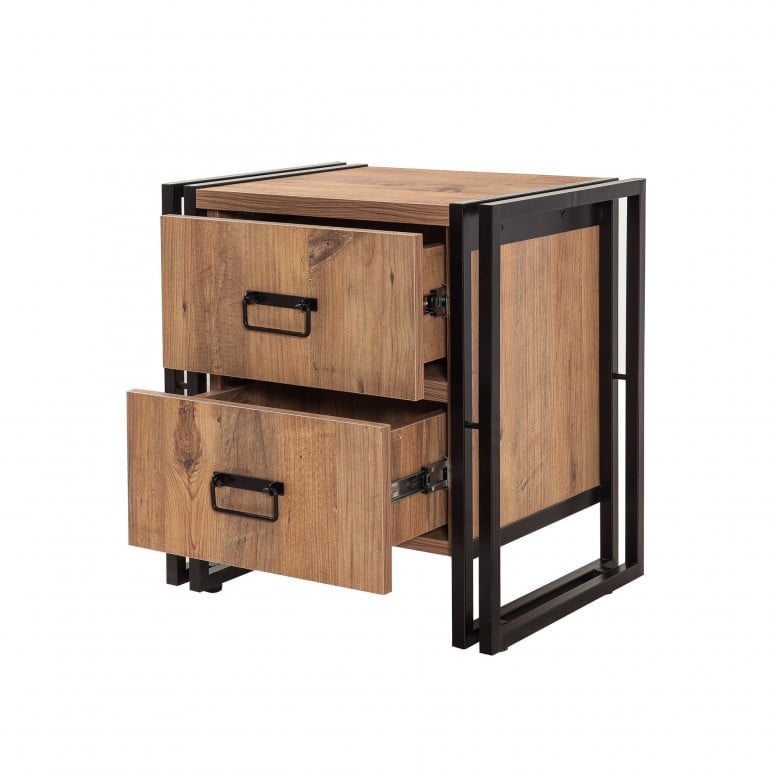 Noptiera Cosmo Komodin Atlantic Pine-Negru - 3 | YEO