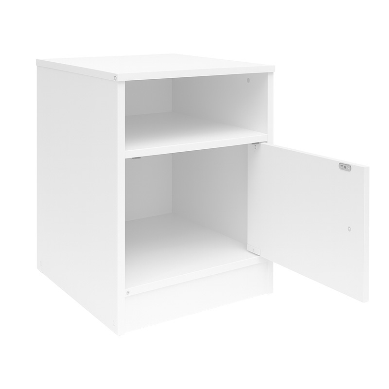 Noptiera Foly Alb 40x40x50 cm - 1 | YEO