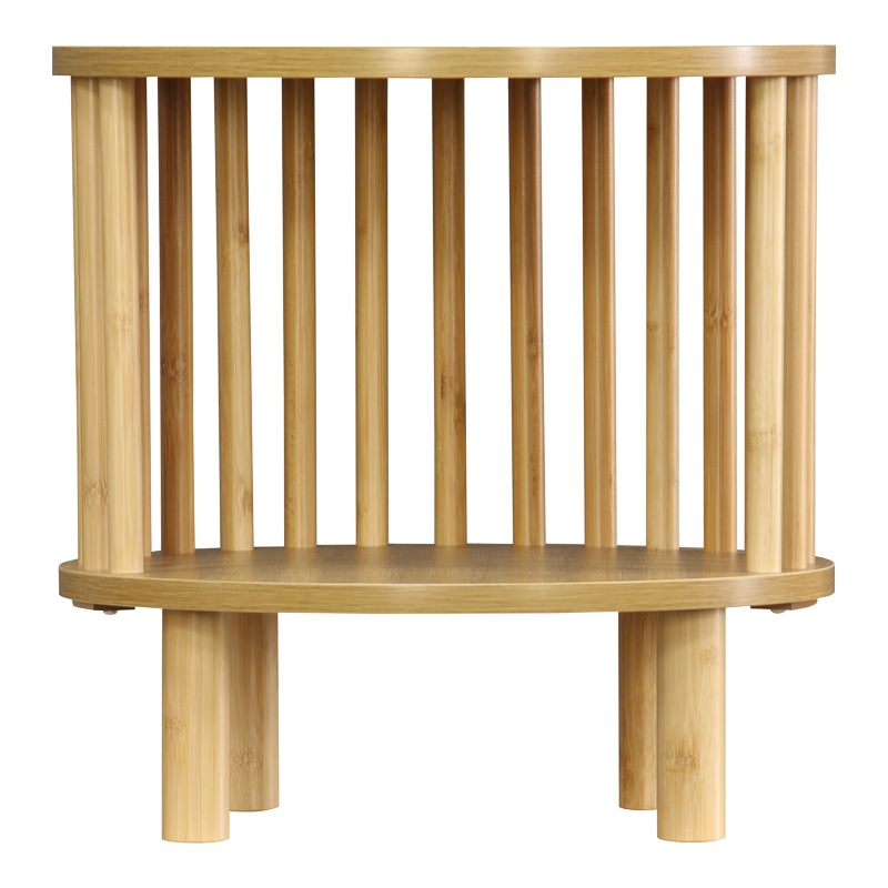 Noptiera Nodial, Pako World, MDF/Bambus, Natural, 40x40x40 cm - 2 | YEO
