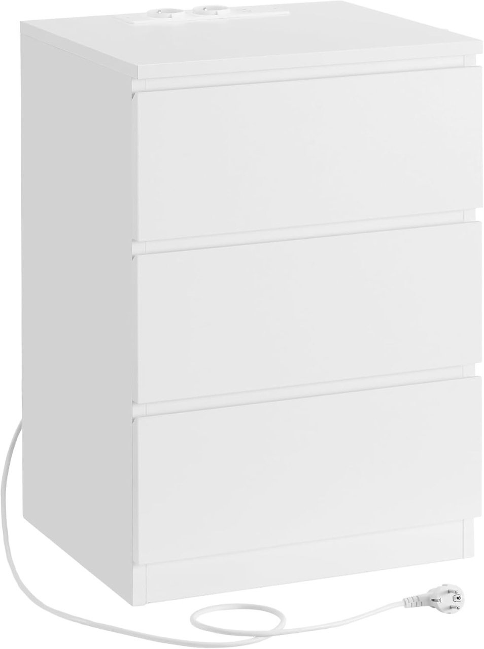 Noptiera Vasagle Alb LET631W14V1 35 x 40 x 59 cm