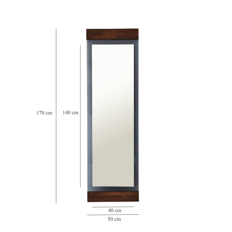 Oglinda de Podea Murano - Walnut