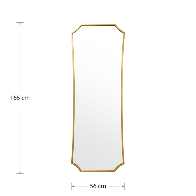 Oglinda Torfu Pako World Auriu 56x2x165 cm