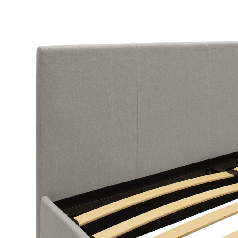 Pat dublu cu spatiu de depozitare 160x200 cm Norse 9901 Gri - 5