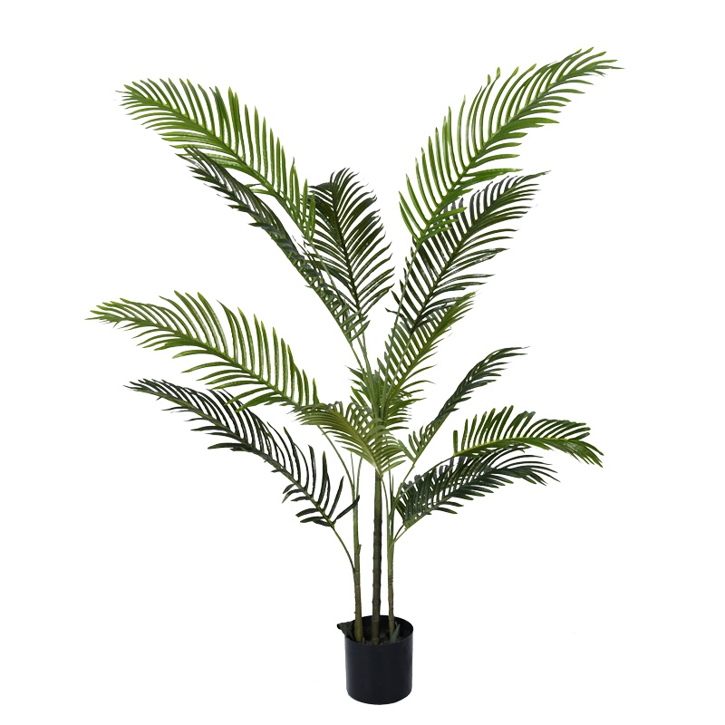 Planta decorativa Areca II in ghiveci plastic PP verde 150 cm
