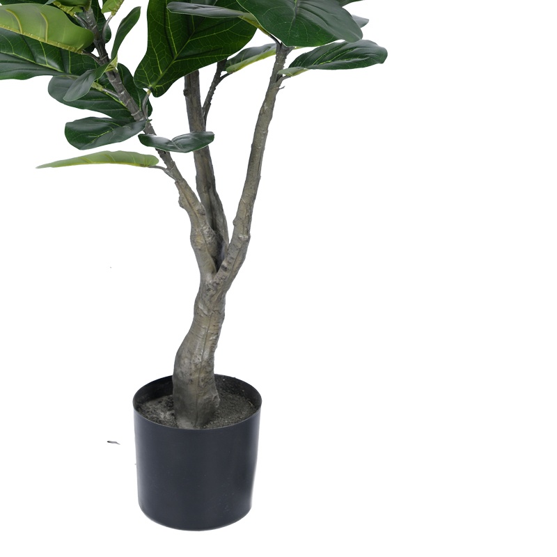 Planta decorativa Fiddlehead in ghiveci plastic PP verde 120 cm - 2 | YEO